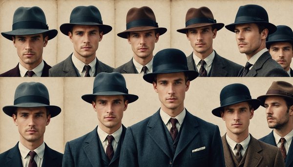 Styles variés de chapeaux melons pour une élégance rétro moderne